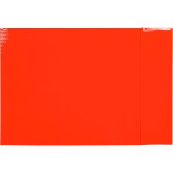Caja archivador liderpapel de palanca carton folio documenta lomo 75mm color rojo