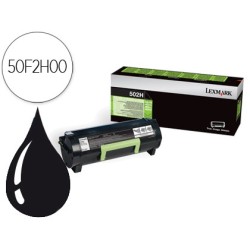 Toner lexmark ms310d/410d ms310dn/410dn/510dn/610dn ms610de ss610dte negro retornable 5000 pag alta