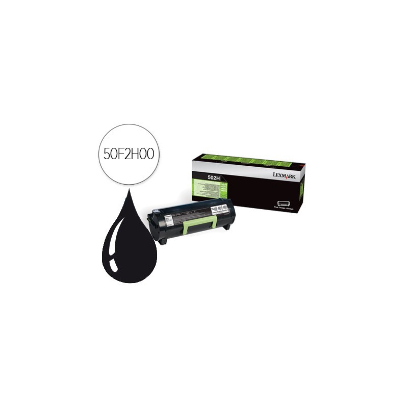 Toner lexmark ms310d/410d ms310dn/410dn/510dn/610dn ms610de ss610dte negro retornable 5000 pag alta