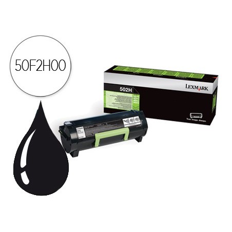 Toner lexmark ms310d/410d ms310dn/410dn/510dn/610dn ms610de ss610dte negro retornable 5000 pag alta