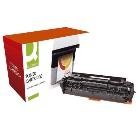 Toner q-connect compatible hp cc530a para color laserjet cp2520/cm2320 mfp 3.000pag negro