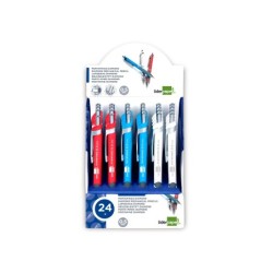 Portaminas liderpapel diamond 0,5 mm con goma y sujecion soft colores surtidos