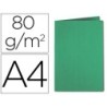 Subcarpeta cartulina exacompta din a4 verde oscuro 80 gr