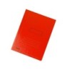 Subcarpeta cartulina reciclada exacompta a4 roja 280g/m2 con 2 solapas interior