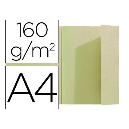 Subcarpeta exacompta din a4 verde 160g/m2 con solapa interior