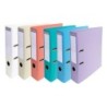 Archivador de palanca exacompta carton forrado pvc din a4 colores pasteles surtidos lomo 70 mm con