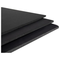 Carton pluma liderpapel negro doble cara 50x70 cm espesor 5 mm