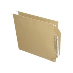 Carpeta colgante fade din a4 visor lateral kraft eco