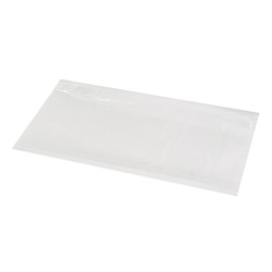 Sobre autoadhesivo q-connect portadocumentos 225x122 mm ventana transparente paquete de 100 unidades