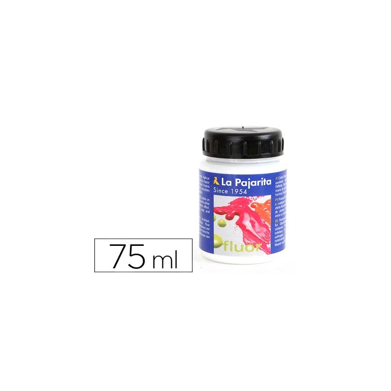 Pintura acrilica la pajarita f-00 blanco fluorescente 75ml Pintura acrilica la pajarita f-00 blanco fluorescente 75ml