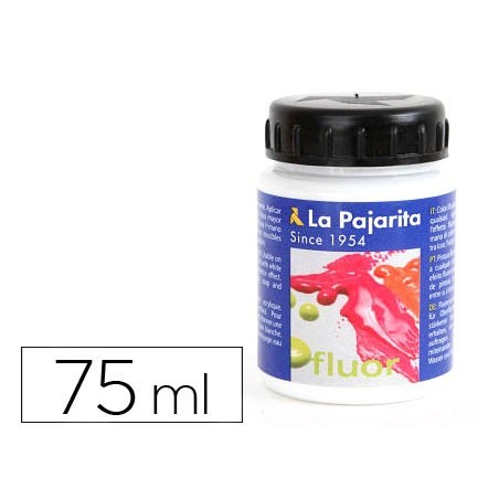 Pintura acrilica la pajarita f-00 blanco fluorescente 75ml