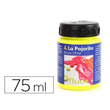 Pintura acrilica la pajarita f-01 amarillo canario 75ml