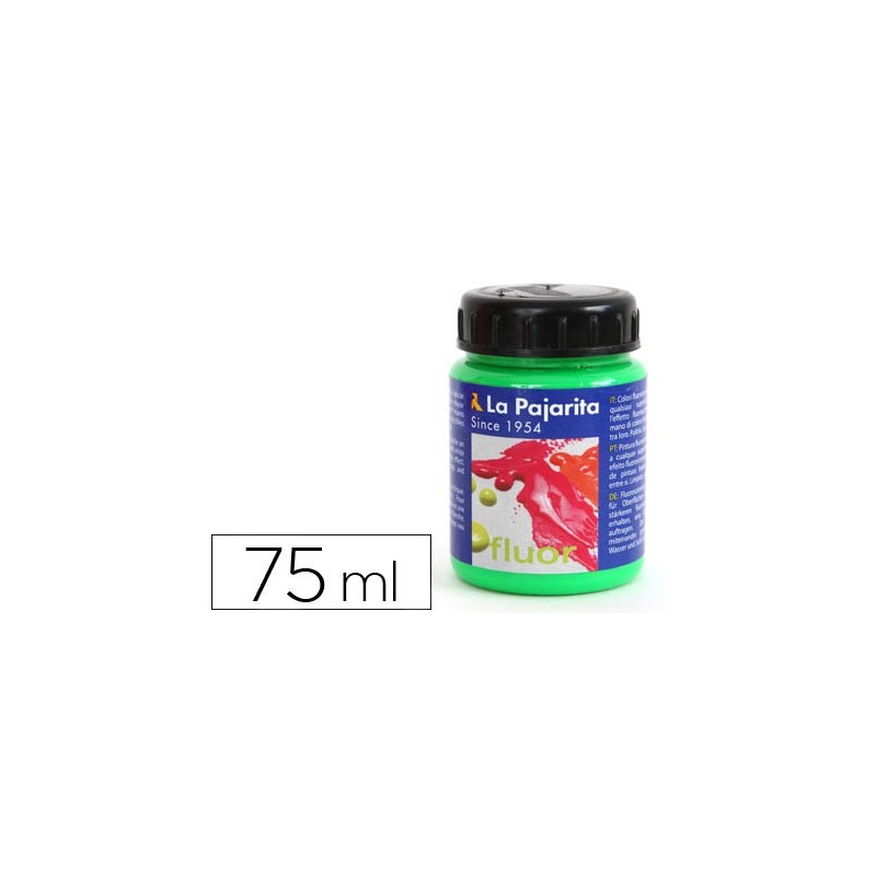Pintura acrilica la pajarita f-06 verde cesped 75ml