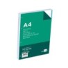 Recambio liderpapel a4 100 hojas 100g/m2 cuadro 5mm 4 taladros bandas de 5 colores