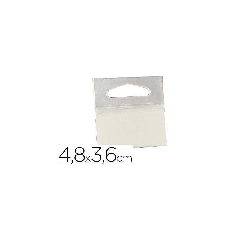 Colgador con adhesivo 3m hang tab 2180 rollo 1000 etiquetas48x36 mm