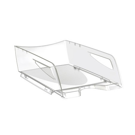 Bandeja sobremesa cep maxi de gran capacidad plastico transparente 386x270x115 mm