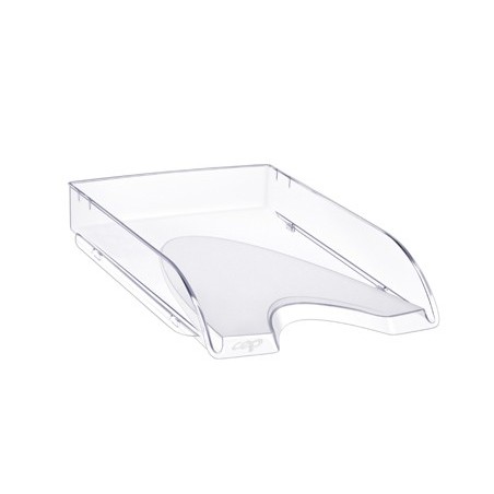 Bandeja sobremesa cep plastico transparente 348x257x66 mm