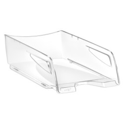 Bandeja sobremesa cep maxi de gran capacidad plastico transparente 386x270x115 mm