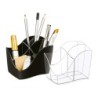 Organizador sobremesa cep gama ellypse plastico transparente 118x89x98 mm