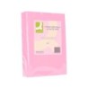 Papel color q-connect din a4 80 gr rosa paquete de 500 hojas
