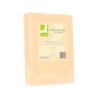 Papel color q-connect din a4 80gr crema paquete de 500 hojas