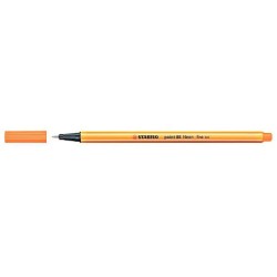 Rotulador stabilo punta de fib ra point 88 naranja neon punta fina 0,4mm