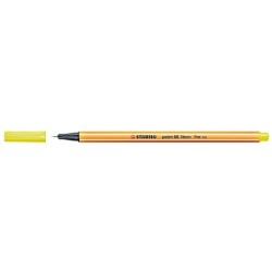 Rotulador stabilo punta de fib ra point 88 amarillo neon punta fina 0,4mm