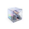 Archicubo archivo 2000 aspa organizador modular plastico azul transparente 150x150x155 mm incluye 2 clips de sujecion