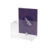 Buzon de sugerencias archivo 2000 con llave de poliestireno transparente 175x220x160 mm