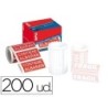 Etiquetas apli contiene albaran 50x100 mm rollo con 200 unidades