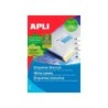 Etiqueta adhesiva apli 1215 210x297 mm para fotocopiadora laser ink-jet caja con 25 hojas