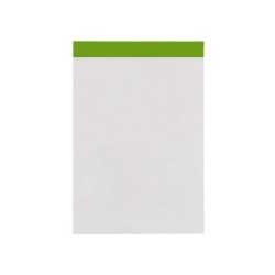 Bloc notas liderpapel liso a5 80 hojas 60 g/m2 perforado sin tapa