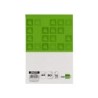 Bloc notas liderpapel liso a5 80 hojas 60 g/m2 perforado sin tapa