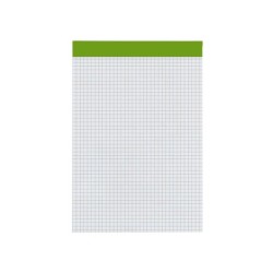 Bloc notas liderpapel cuadro 4 mm a5 80 hojas 60 g/m2 perforado sin tapa