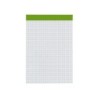 Bloc notas liderpapel cuadro 4 mm a5 80 hojas 60 g/m2 perforado sin tapa