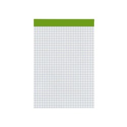 Bloc notas liderpapel cuadro 4 mm a6 80 hojas 60 g/m2 perforado sin tapa