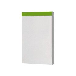Bloc notas liderpapel liso a7 80 hojas 60 g/m2 perforado sin tapa