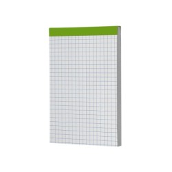 Bloc notas liderpapel cuadro 4 mm a7 80 hojas 60 g/m2 perforado sin tapa