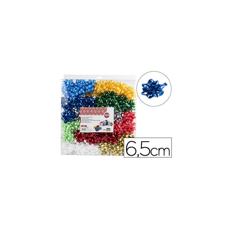Lazo liderpapel fantasia maxi metalizado colores surtidos