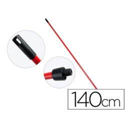 Palo de escoba o fregona metal universal con adaptador sp 140 cm
