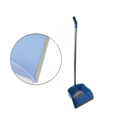 Recogedor con perfil de goma 23 cm con palo