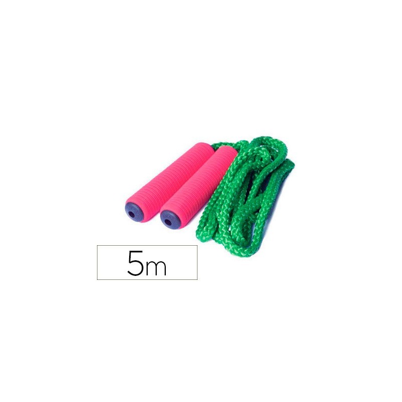Cuerda individual amaya en polipropileno trenzado en 16 usos con mango foam 5 m