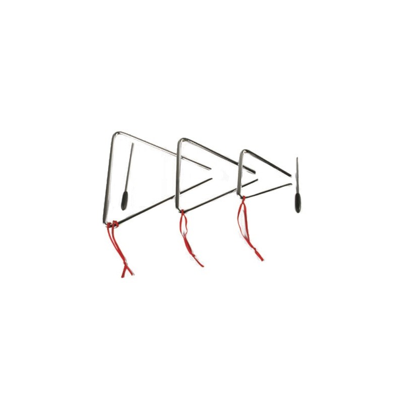 Triangulo amaya grande en acero 20x20 cm