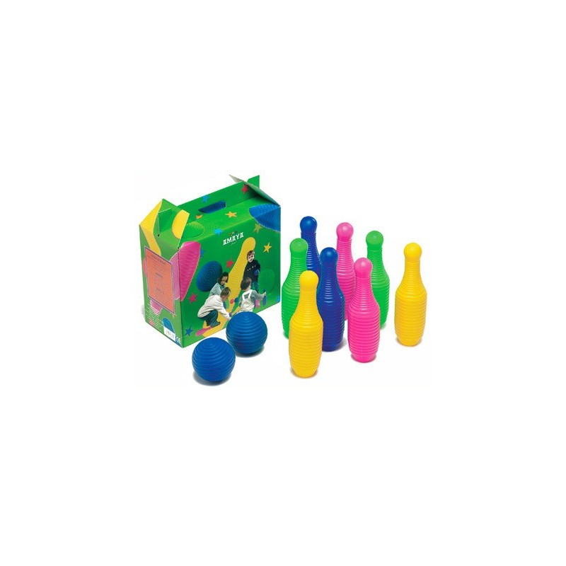 Bolo amaya de polietileno alto 26 cm incluye 8 bolos y 2 pelotas Bolo amaya de polietileno alto 26 cm incluye 8 bolos y 2 pelotas