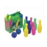 Bolo amaya de polietileno alto 26 cm incluye 8 bolos y 2 pelotas