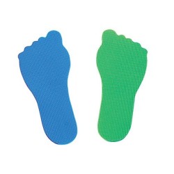 Pies amaya de caucho antideslizante set de 20 unidades 10 azules 10 verdes longitud 230mm