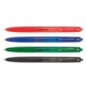 Boligrafo pilot super grip g rojo retractil sujecion de caucho tinta base de aceite