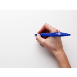 Boligrafo liderpapel soft touch retractil 1 mm tinta azul