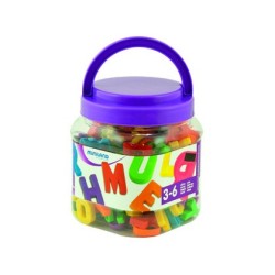 Juego miniland letras mayusculas magneticas bote de 154 piezas