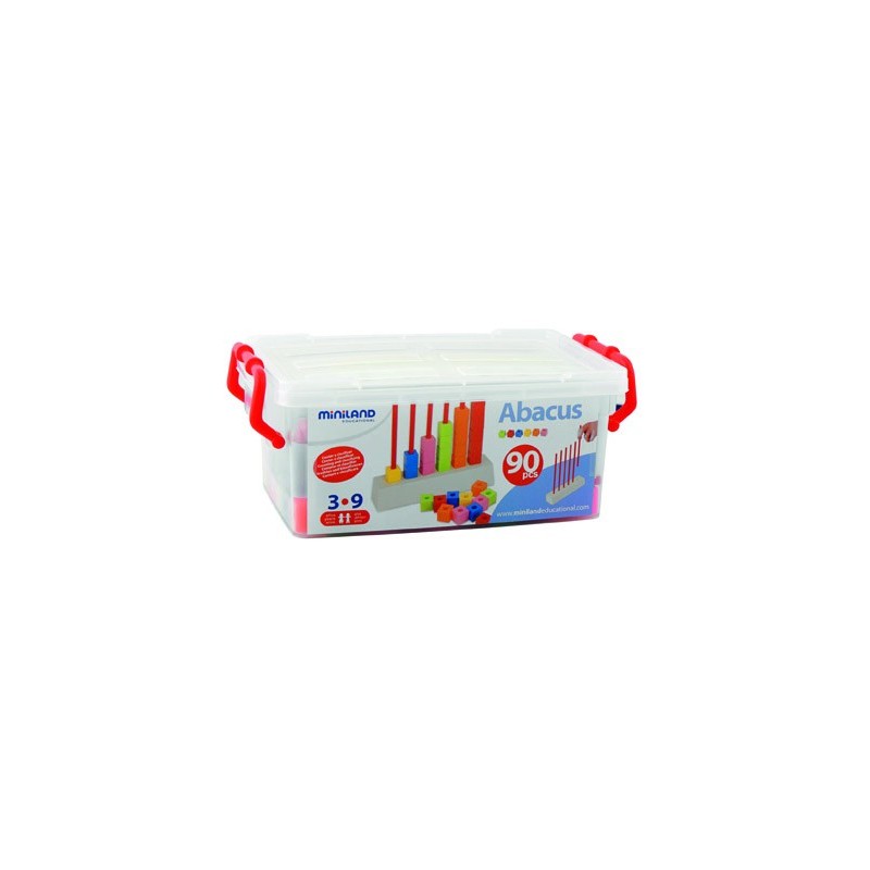 Juego miniland abacus multibase 90 piezas